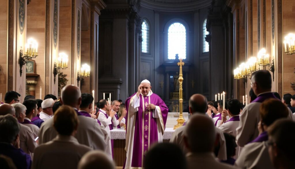 Środa Popielcowa w bazylice świętej Sabiny - tradycyjna papieska liturgia rozpoczynająca Wielki Post Środa Popielcowa w bazylice świętej Sabiny - tradycyjna papieska liturgia rozpoczynająca Wielki Post