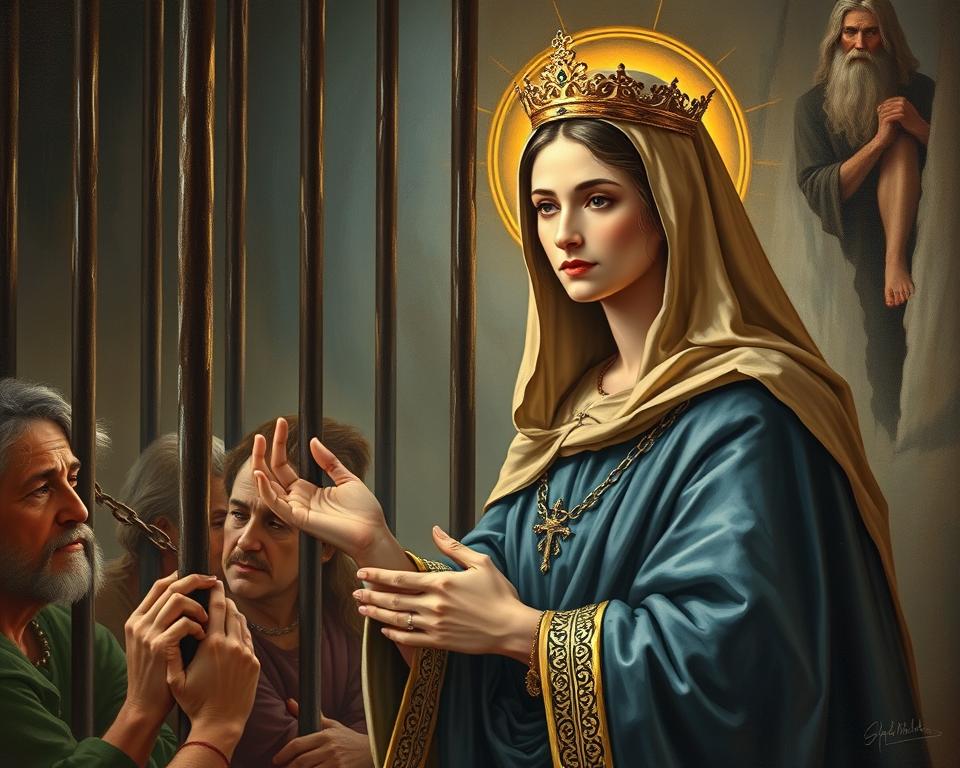 Święta Aleksandra jako patronka więźniów i osób fałszywie oskarżonych Święta Aleksandra jako patronka więźniów i osób fałszywie oskarżonych