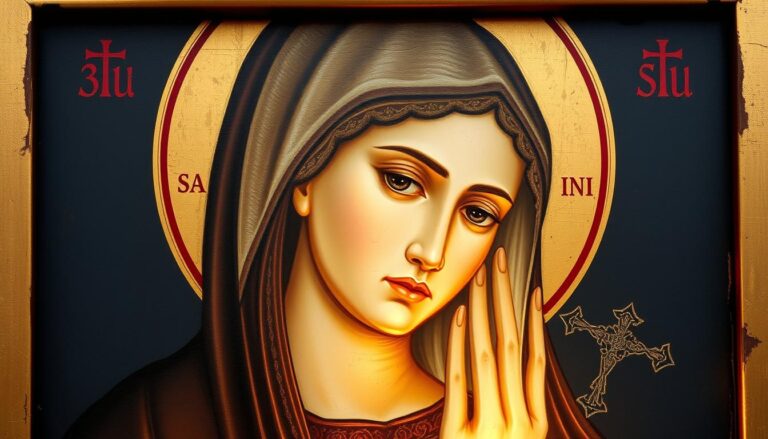 Święta Danuta - symboliczne przedstawienie postaci świętej w tradycyjnej ikonografii