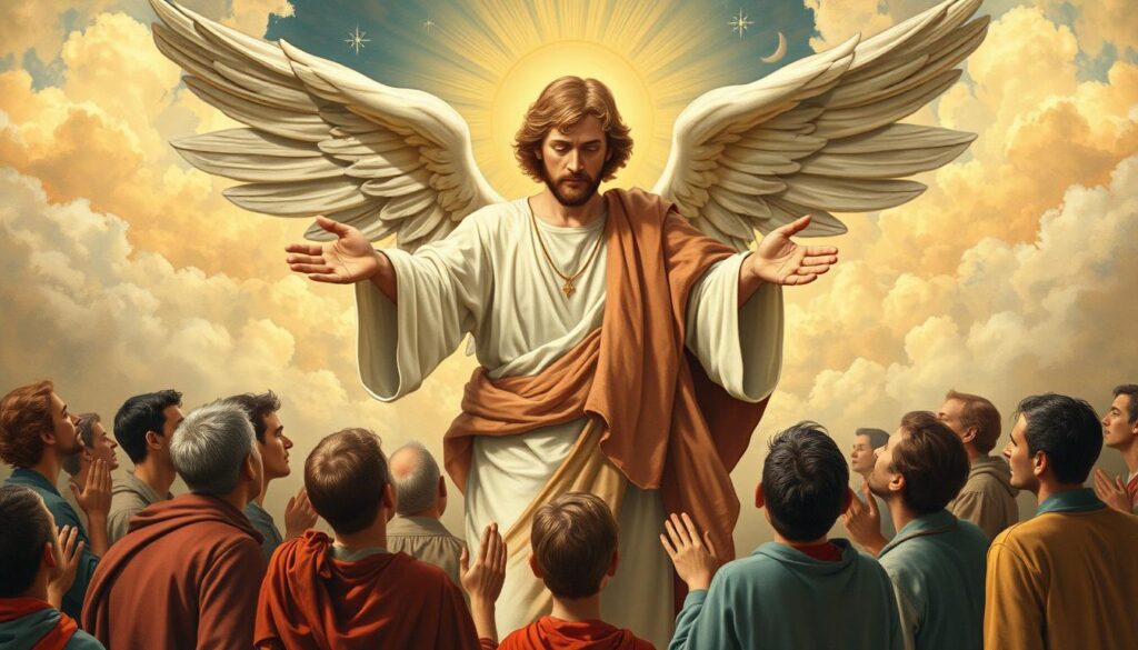 Święty Gabriel jako patron i orędownik wiernych - współczesne przedstawienie Święty Gabriel jako patron i orędownik wiernych - współczesne przedstawienie