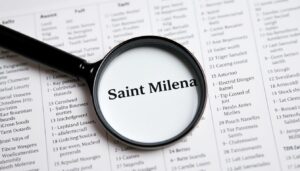 Karta z kalendarza liturgicznego pokazująca brak świętej Mileny w oficjalnym spisie