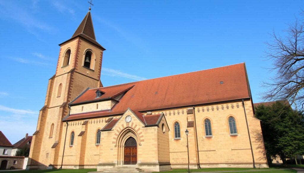 Kościół pod wezwaniem świętych Chryzanta i Darii w Münstereifel w Niemczech Kościół pod wezwaniem świętych Chryzanta i Darii w Münstereifel w Niemczech