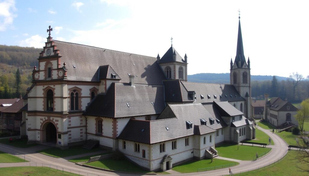 Opactwo w Geraardsbergen - miejsce kultu świętych Adriana i Natalii