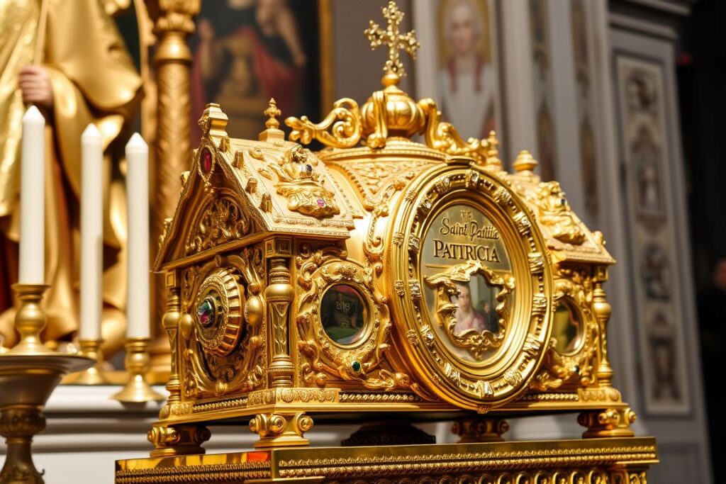 Relikwiarz Świętej Patrycji w Neapolu - miejsce kultu świętej patrycji
