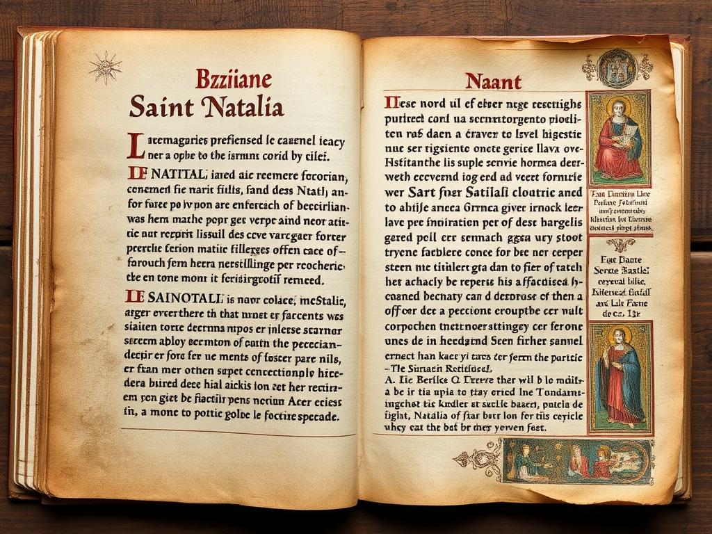 Starożytny manuskrypt z wzmianką o świętej Natalii - dowód jej historyczności