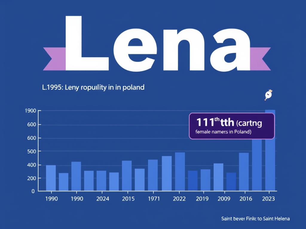 Statystyki popularności imienia Lena w Polsce na przestrzeni lat