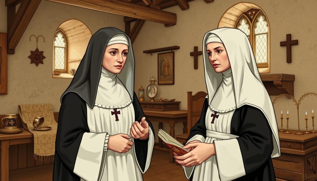 Święta Kinga i Błogosławiona Jolanta razem w klasztorze klarysek w Starym Sączu Święta Kinga i Błogosławiona Jolanta razem w klasztorze klarysek w Starym Sączu