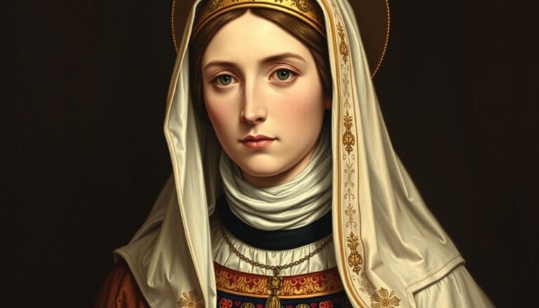 Święta Laura z Kordoby - portret świętej w tradycyjnym przedstawieniu ikonograficznym