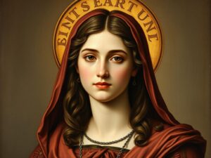 Święta Martyna - portret ukazujący młodą rzymską patrycjuszkę z III wieku