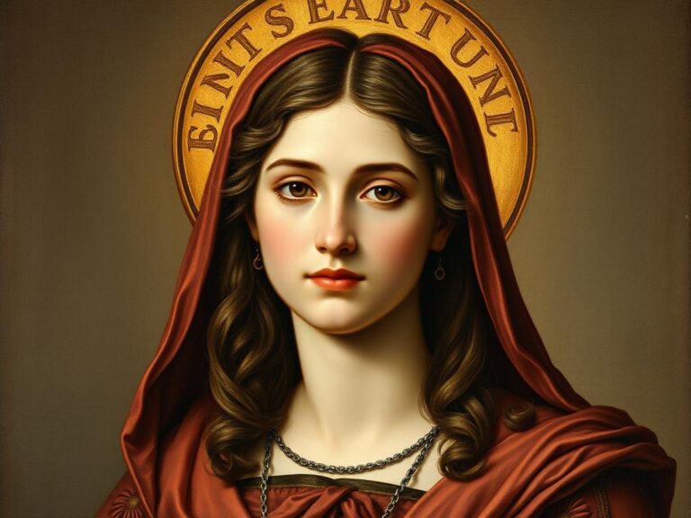 Święta Martyna - portret ukazujący młodą rzymską patrycjuszkę z III wieku