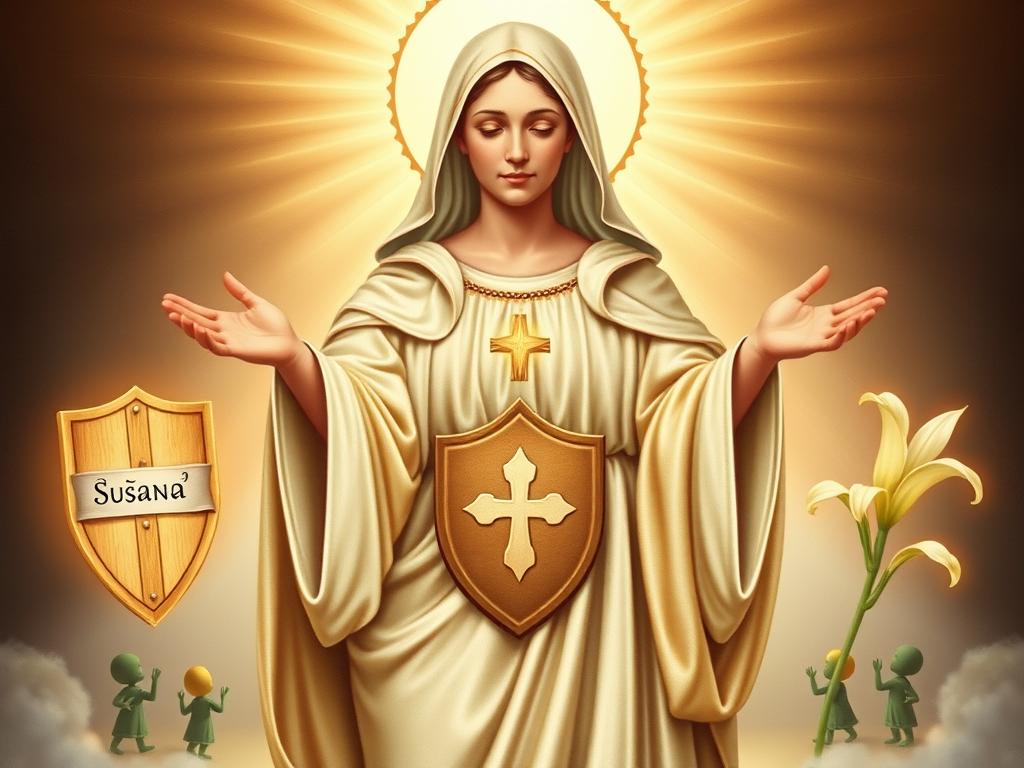 Święta Zuzanna jako patronka czystości i osób niesłusznie oskarżanych Święta Zuzanna jako patronka czystości i osób niesłusznie oskarżanych