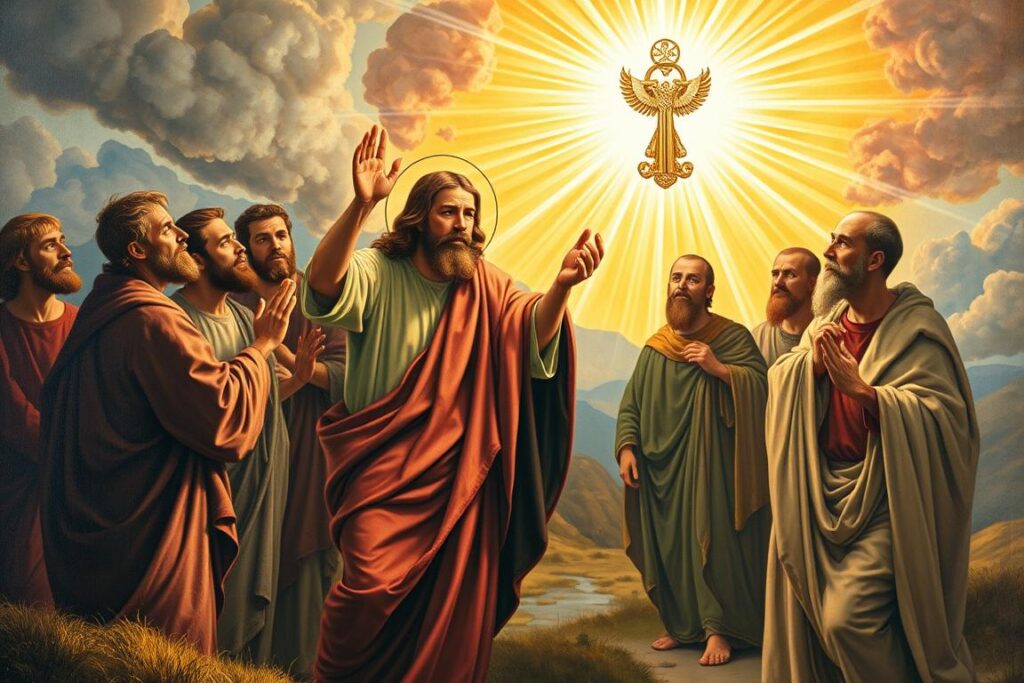 Święty Piotr otrzymujący klucze od Jezusa Chrystusa Święty Piotr otrzymujący klucze od Jezusa Chrystusa