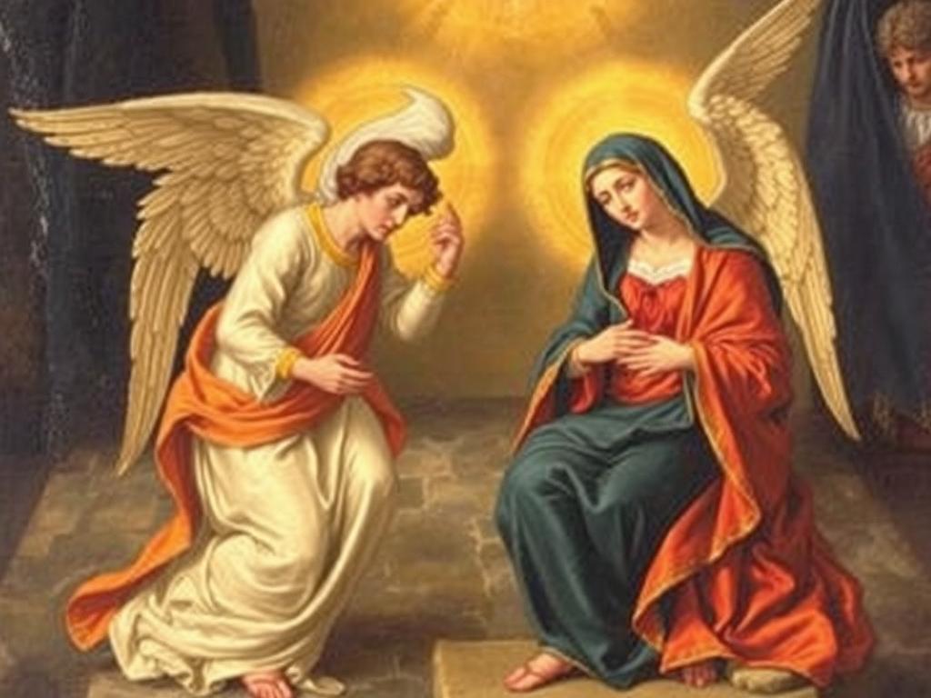 Symbolika imienia Gabriela - anioł Gabriel zwiastujący Maryi Symbolika imienia Gabriela - anioł Gabriel zwiastujący Maryi