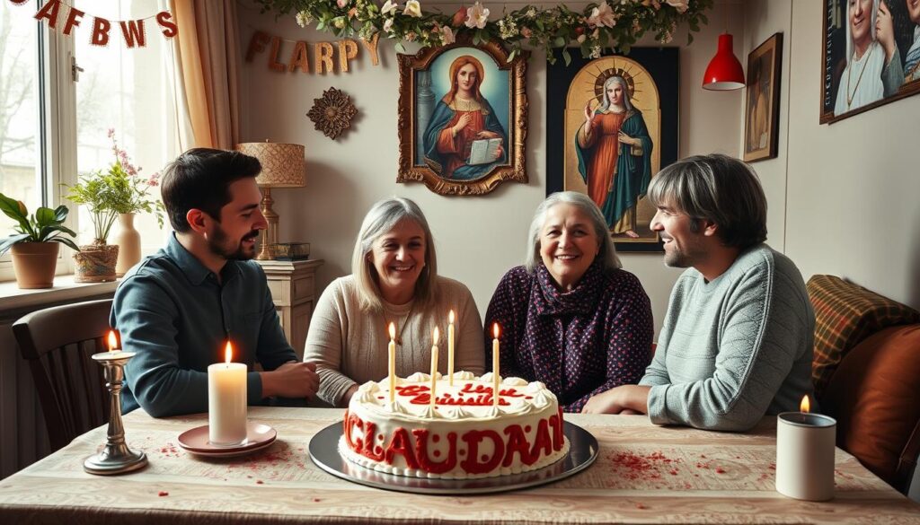 Uroczyste obchody imienin Klaudii z elementami nawiązującymi do świętej patronki Uroczyste obchody imienin Klaudii z elementami nawiązującymi do świętej patronki