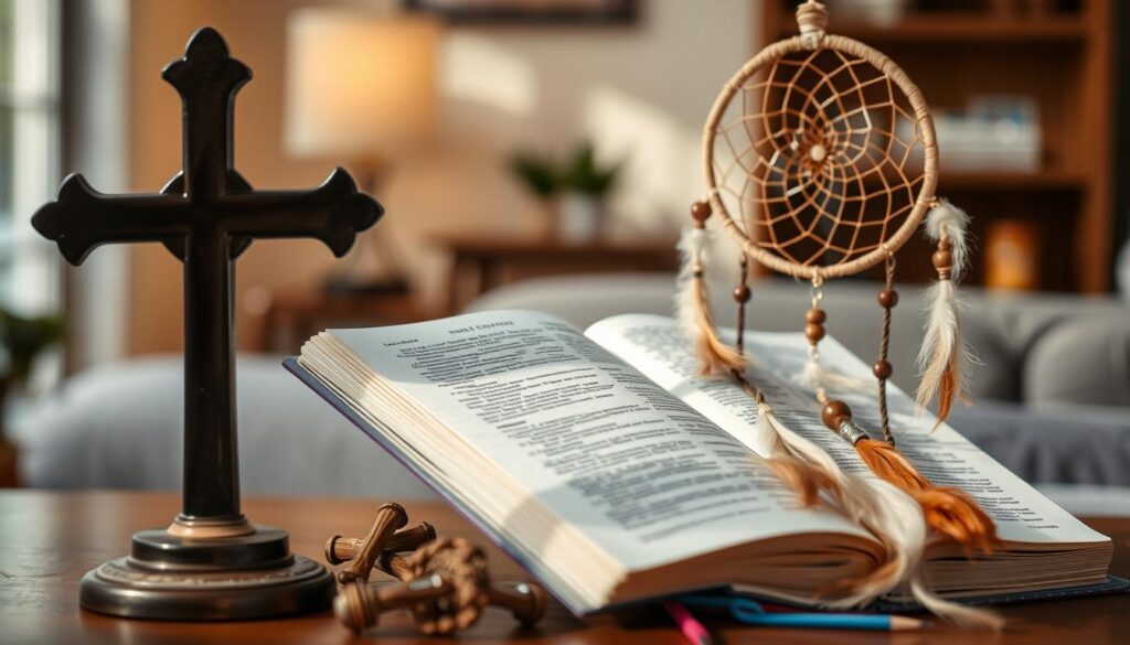 Chrześcijańskie symbole obok łapacza snów - czy chrześcijanin może mieć łapacz snów?