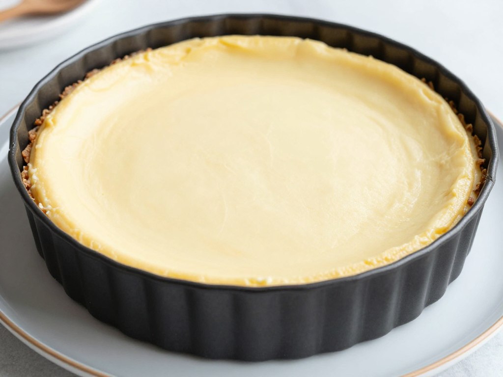 Gotowy sernik gotowany Siostry Anieli po wyjęciu z lodówki