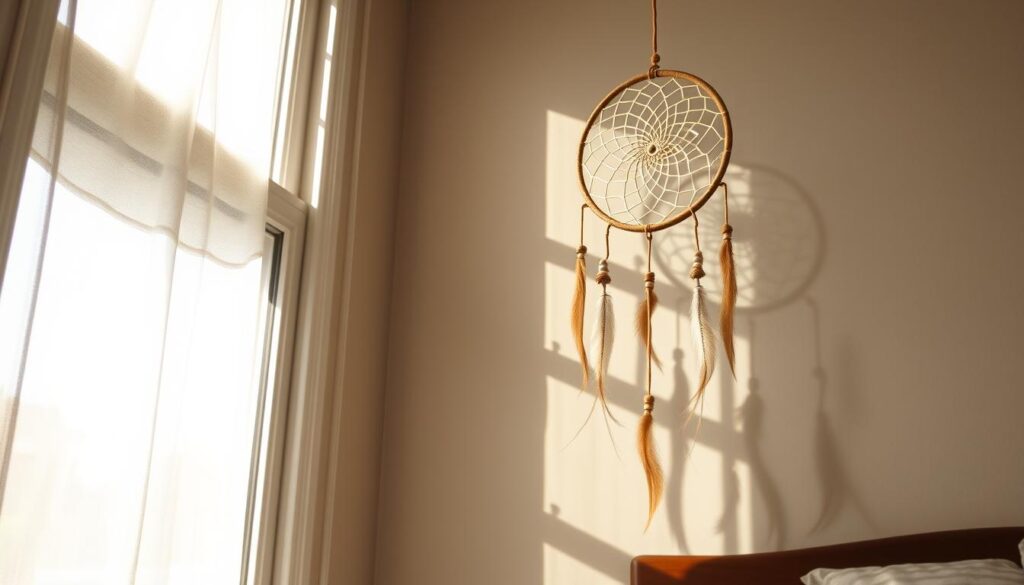 Łapacz snów wiszący w sypialni - czy łapacz snów jest grzechem?